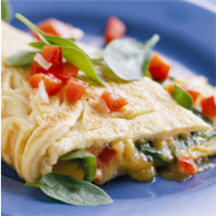 Spinach and Cheese Omelet