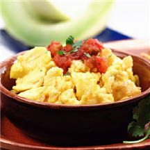 Tortilla Scramble with Salsa