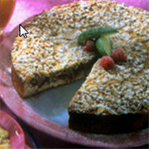 Apple Raspberry Crumb Cake