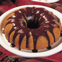 Chocolate Glazed Citrus Poppy Seed Cake