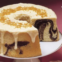 Chocolate Orange Marble Chiffon Cake