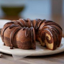 Chocolate Syrup Swirl Cake