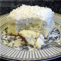 Cream of Coconut Cake