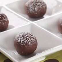 Rich Chocolate Pumpkin Truffles