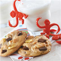Crunchy Monkey Chocolate Chip Cookies