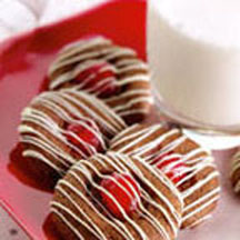 Double Chocolate Cherry Thumbprints