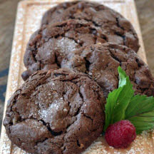 Double Chocolate Toffee Cookies