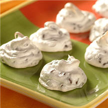 Mini Morsel Meringue Cookies