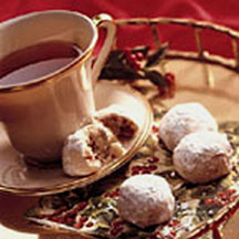 View the recipe for Russian Tea Cakes. Russian Tea Cakes