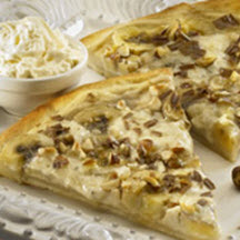 Bananas Foster Pizza