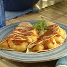 Caramel Apple Quesadillas
