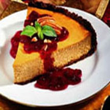Cranberry Pumpkin Cheesecake