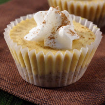 Mini Pumpkin Cheesecakes