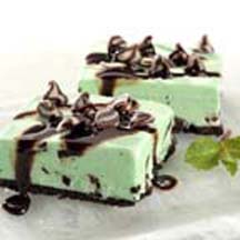 Swirled Mint Ice Cream Bars
