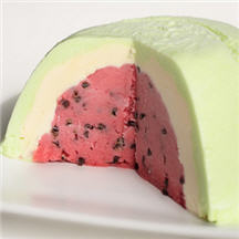 Watermelon Ice Cream Bombe