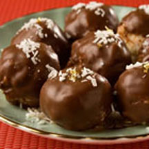 View the recipe for Chocolate Coconut Bonbons. Chocolate Coconut Bonbons