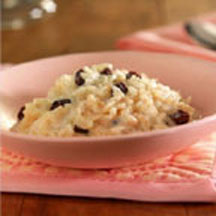 Cinna-Rice Raisin Pudding