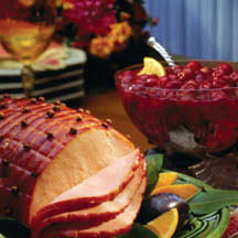 Holiday Ham and Cherry Sauce