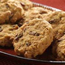 Harvest Pumpkin-Oatmeal Raisin Cookies
