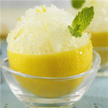 Icy Lemon Sorbet