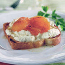 Lorena Garcia's Apricots and Ricotta Cheese Toast