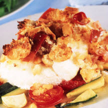 Baked Cod Fillets with Herbed Crust