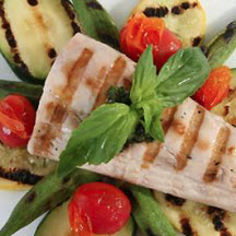 Char-Grilled Florida Mahi-Mahi with Vegetables