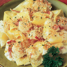 Crisp Fish Carbonara