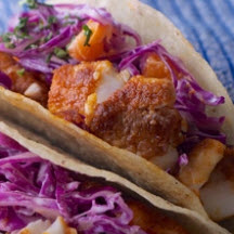 Fish Tacos with Spicy Tomato Salsa