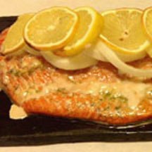 Grilled Lemon Salmon