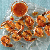 Grilled Shrimp with Sweet Hot Sauce