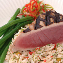 Grilled Yellowfin Tuna with Rosemary