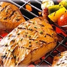 Honey Grilled Salmon Fillets