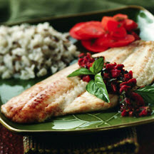 Saut&eacute;ed Alaska Sole Capri