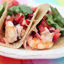 Shrimp Tacos with Cabbage