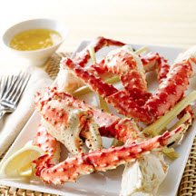 Simmered Lemongrass Alaska Crab Legs