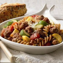 View the recipe Beef and Pasta Skillet Primavera. Beef and Pasta Skillet Primavera