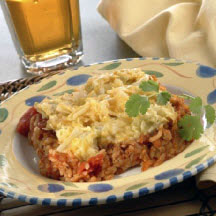Chile Spiced Cabbage and Rice