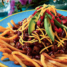 Chili-Topped Fried Idaho® Potatoes