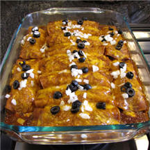 View the recipe Ground Beef Enchiladas. Ground Beef Enchiladas