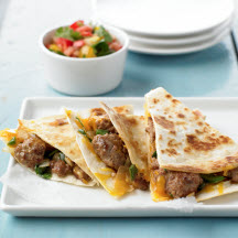 Grilled Polynesian Pork Quesadillas