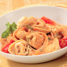 Whole Wheat Tortellini with Italian Turkey Sausage & Peppers