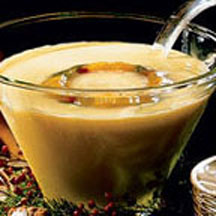 View the recipe for Holiday Peach-Nog Punch. Holiday Peach-Nog Punch
