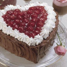 Chocolate Cherry Valentine Torte