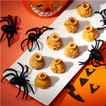 Mac & Cheese Spooky Eyeballs
