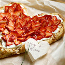 Strawberry Sweetheart Tart