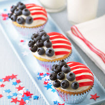 Wave the Flag Cupcakes
