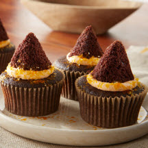 Witch's Hat Chocolate Cupcakes