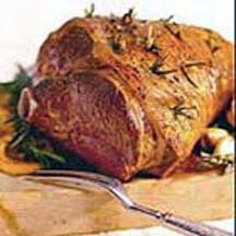 Leg of Lamb with Garlic and Rosemary