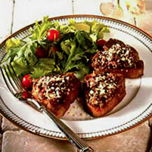 Parmesan and Olive Crusted Lamb Chops